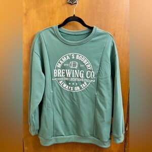 Mama's Boobery Brewing Co. Nursing Sweatshirt